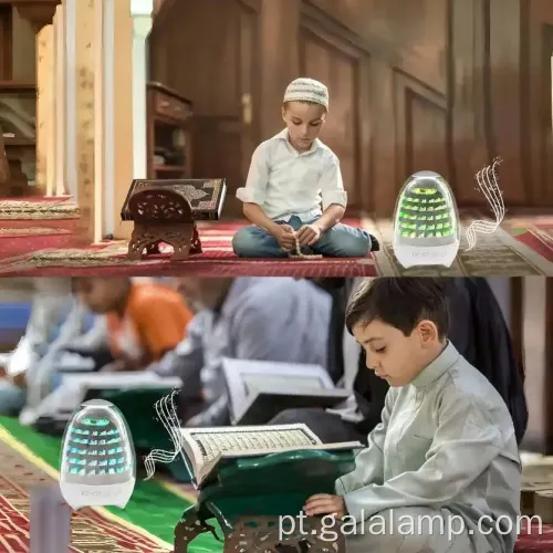 Alto-falante Bluetooth para o Alcorão e Luz Noturna